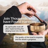 Handcrafted Tibetan Meditation Bowl - Plain Beaten