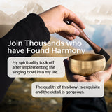 Handcrafted Tibetan Meditation Bowl with Box